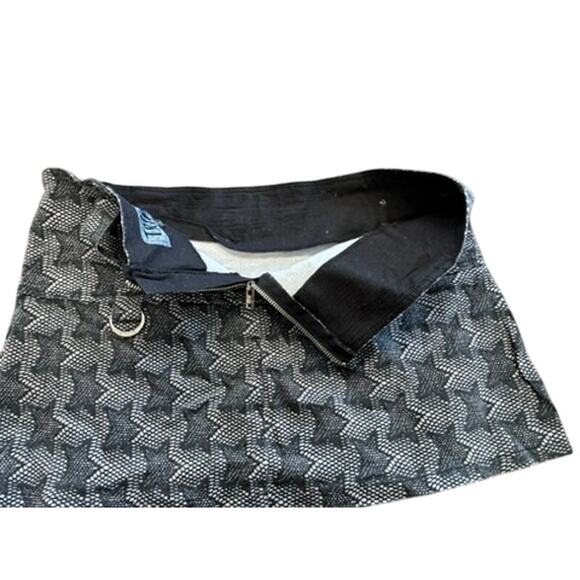 "TRIPP" VNT Y2k Mini Skirt Star Zipper SZ L Mean Girls 2000s Mall Whimsigoth - Picture 7 of 10